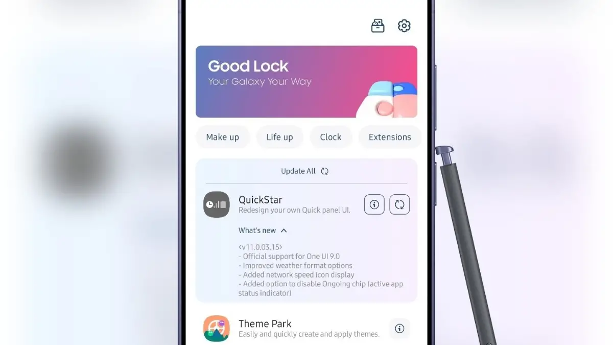 Samsung QuickStar Kini Kompatibel dengan One UI 9.0
