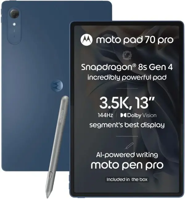 Spesifikasi Moto Pad 70 Pro
