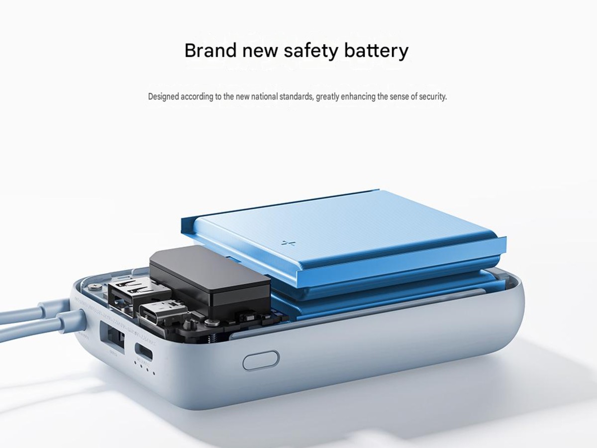 Xiaomi Rilis Power Bank Pocket Terbaru, Lebih Ringkas dengan Kabel Bawaan 3 Xiaomi 10000mAh Pocket Edition Power Bank 3