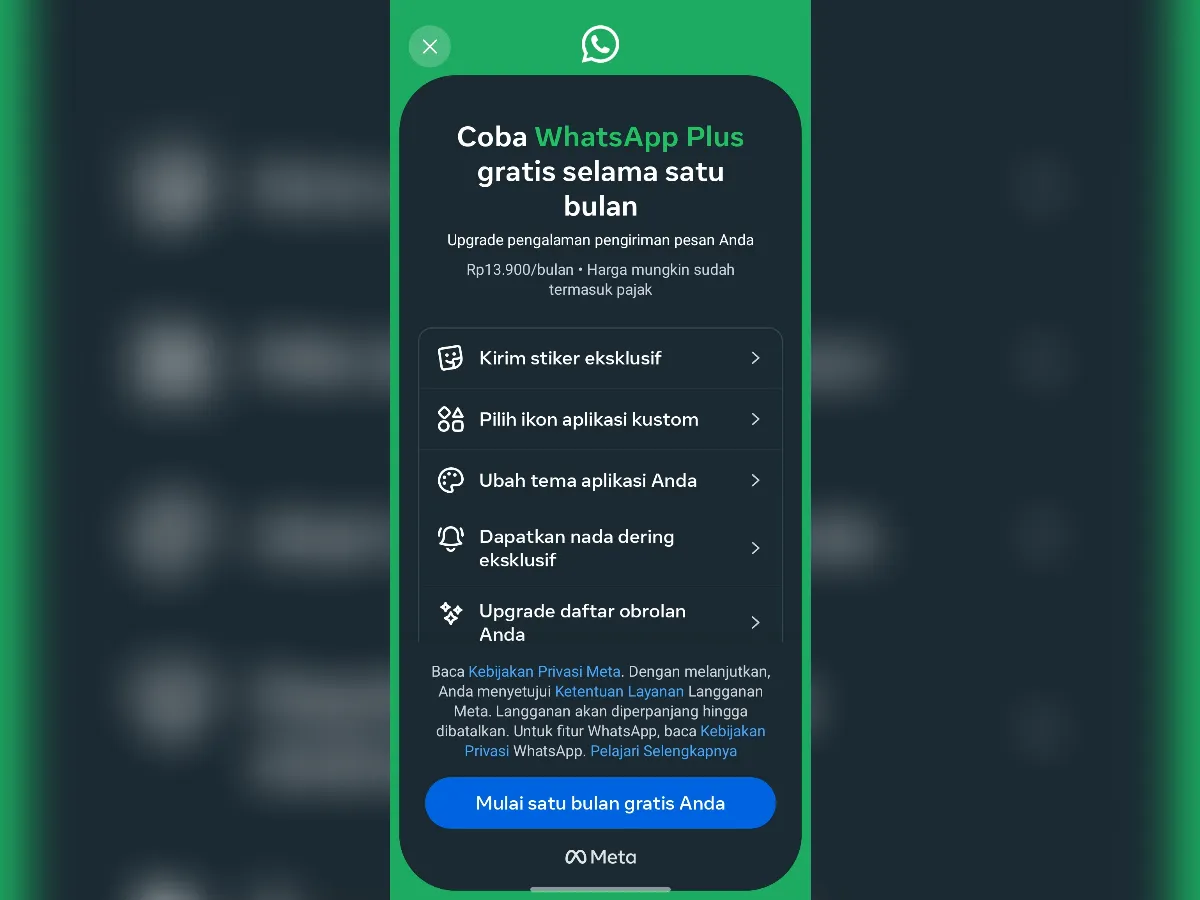 WhatsApp Plus Resmi Hadir di Indonesia, Berapa Harganya?