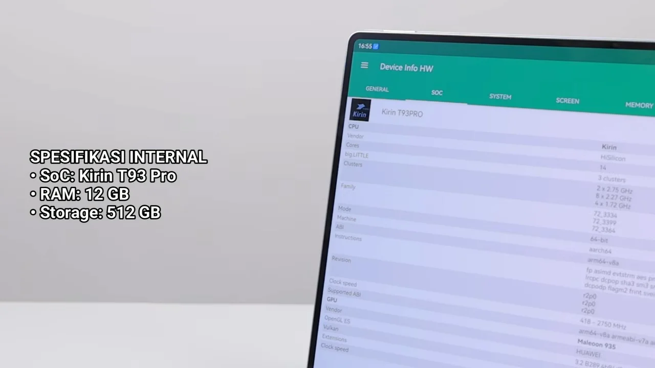 HUAWEI Matepad Pro Max: Tablet HUAWEI Tertipis, Tercanggih dan Terbaik Tahun 2026! 5 HUAWEI Matepad Pro Max 20