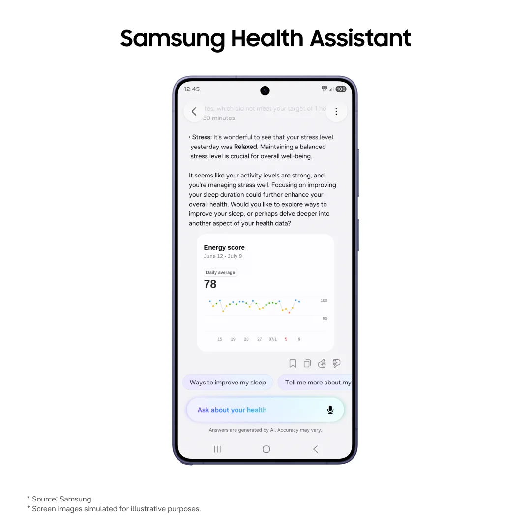 Samsung Umumkan Health Assistant: Asisten Kesehatan Pribadi Berbasis AI • Jagat Gadget