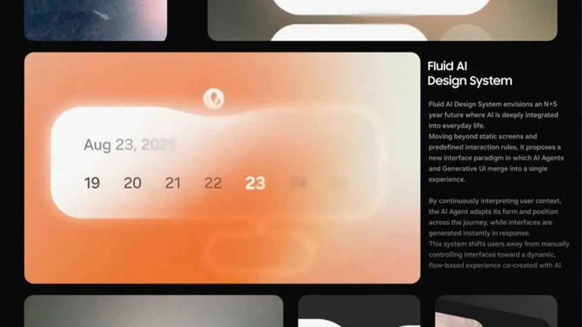 Samsung Kenalkan Konsep Fluid AI Design System, Terinspirasi Dari Generative AI!